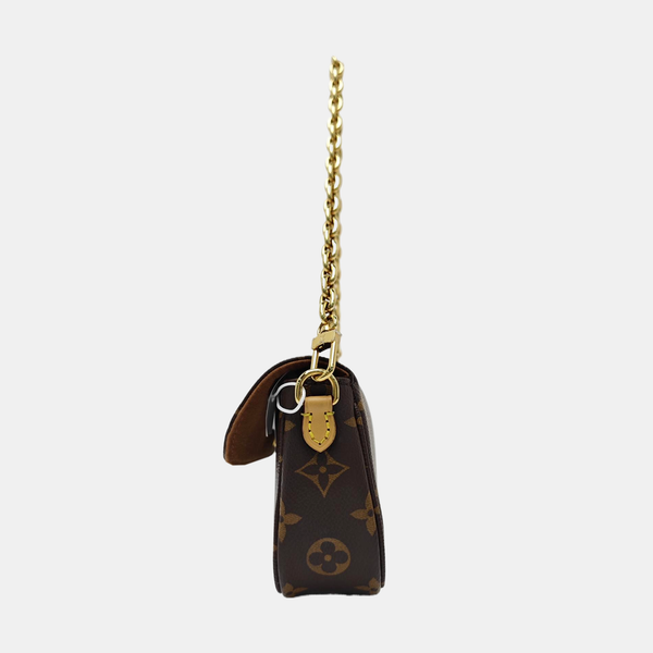 IVY Monogram Coated Canvas Brown
