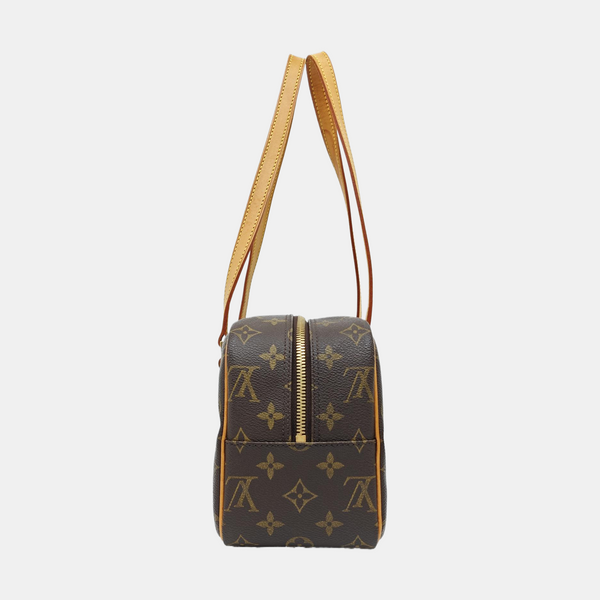CITE MM Monogram Coated Canvas Brown