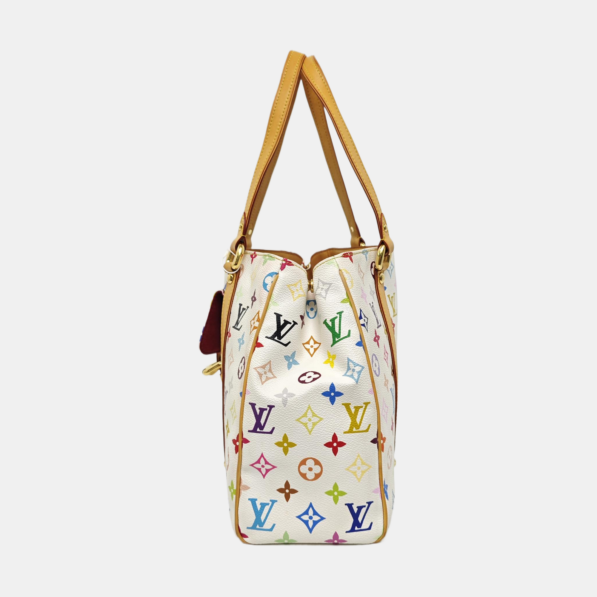 LV × TM AURELIA Monogram Coated Canvas White