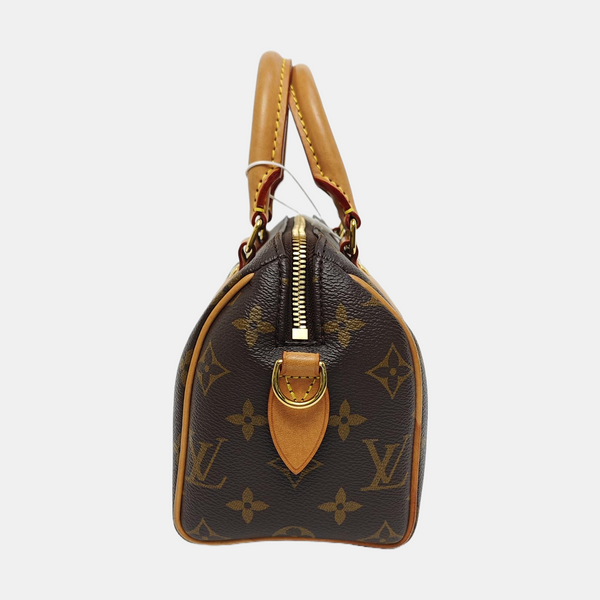 SPEEDY 20 Monogram Coated Canvas Brown