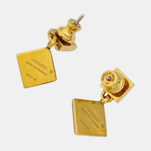 Metal Gold Earrings