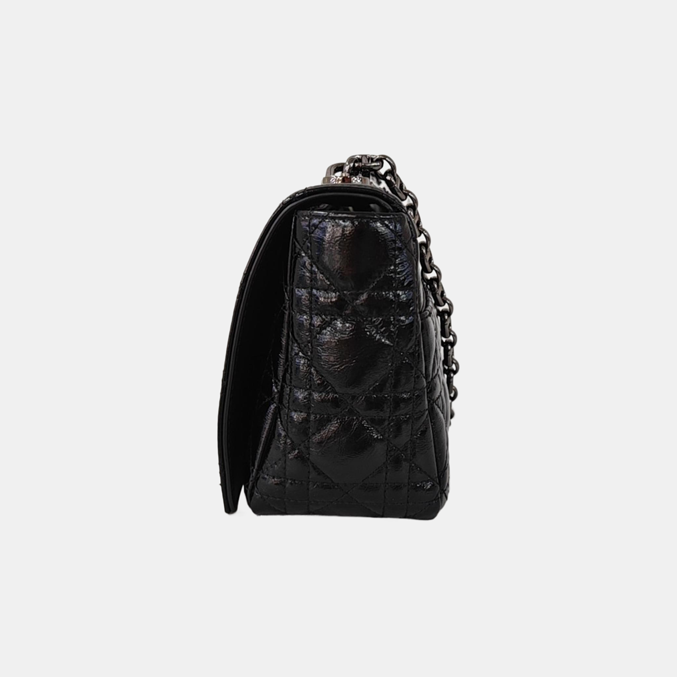 Dior Caro Medium Lambskin Black