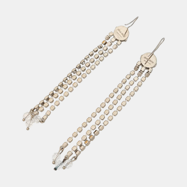 Metal Silver Earrings
