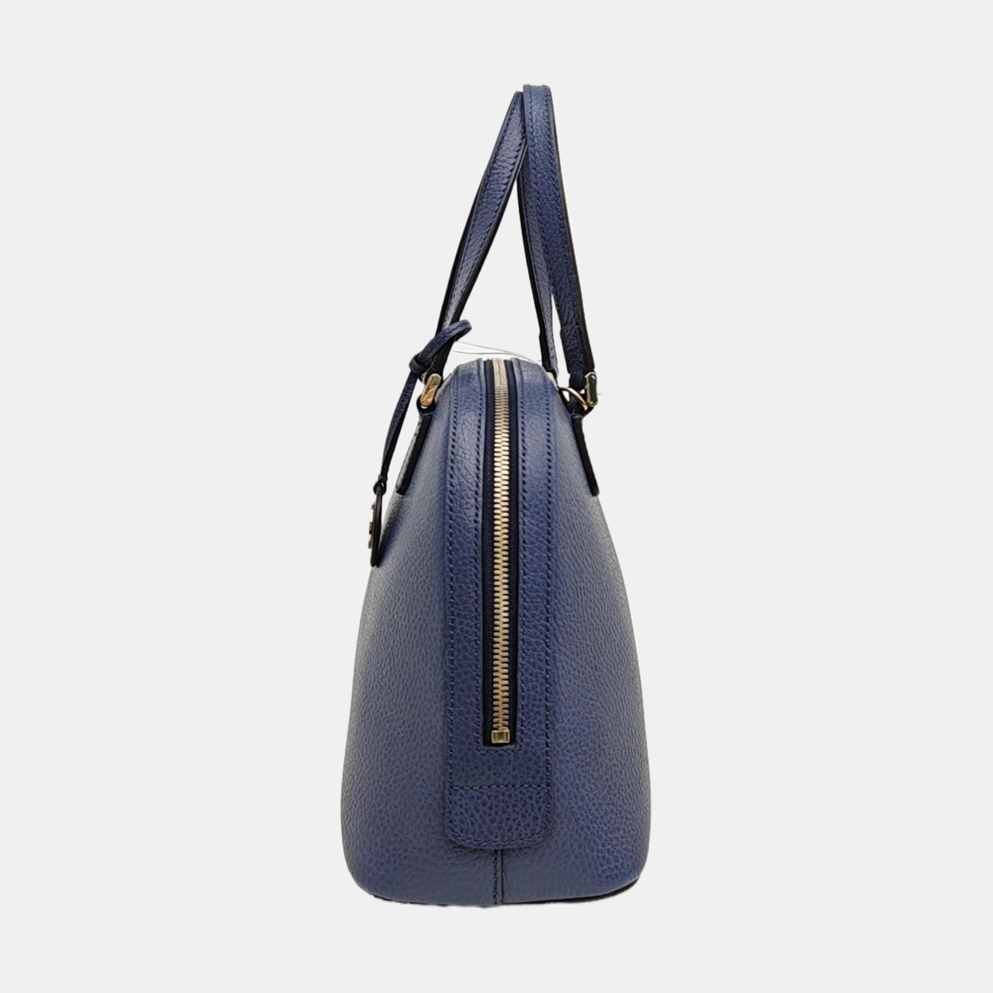 Calfskin Shoulder Bag Blue