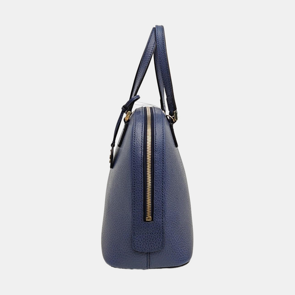 Calfskin Shoulder Bag Blue