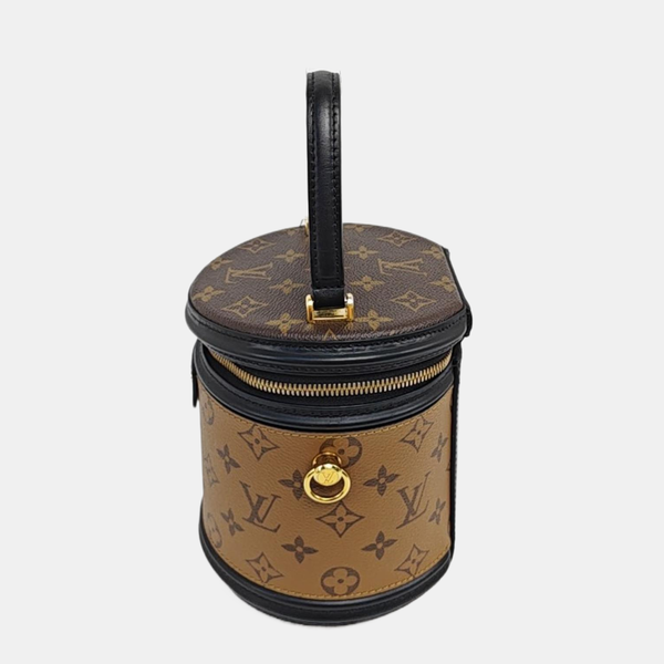 CANNES PM Monogram Coated Canvas Brown