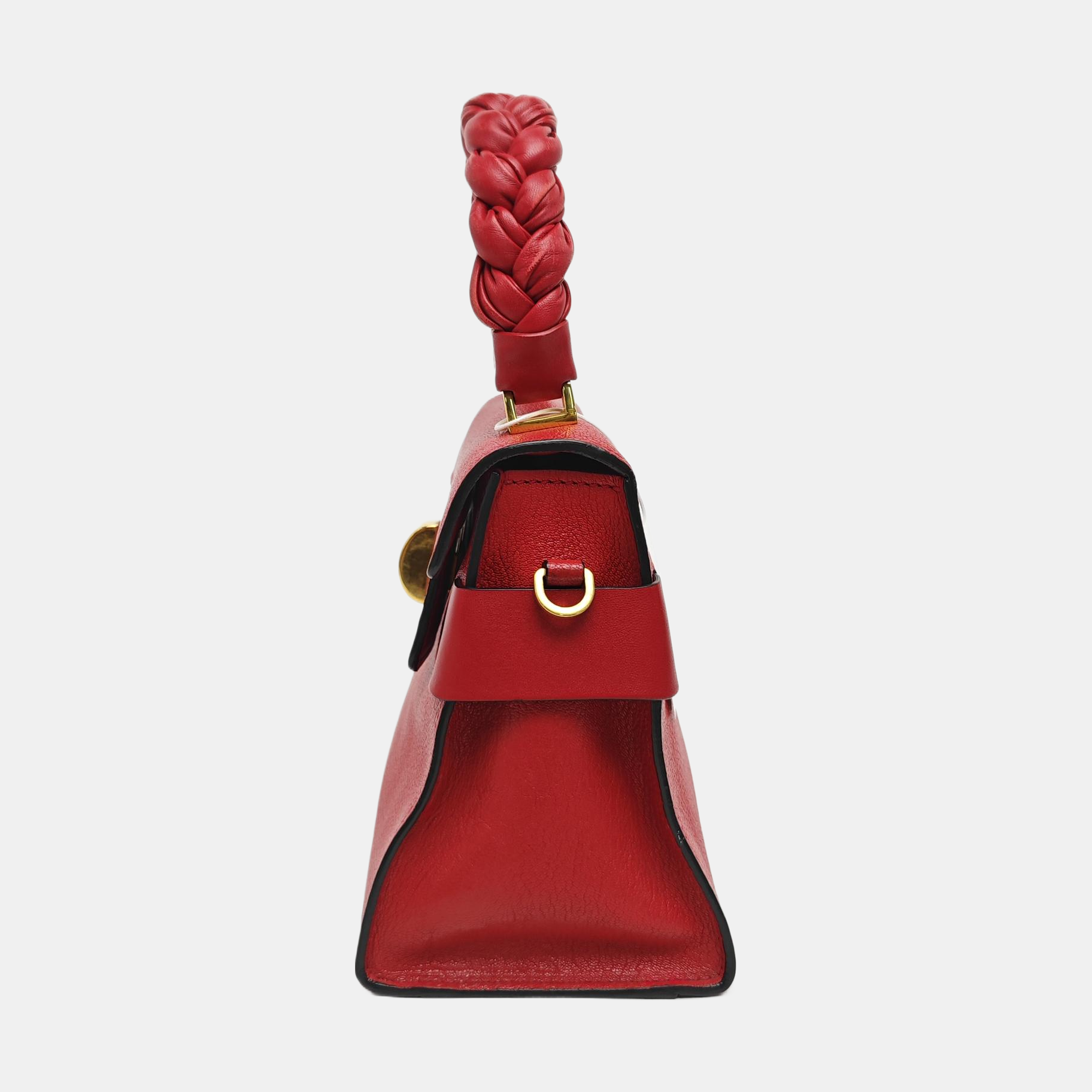 Calfskin Shoulder Bag Red