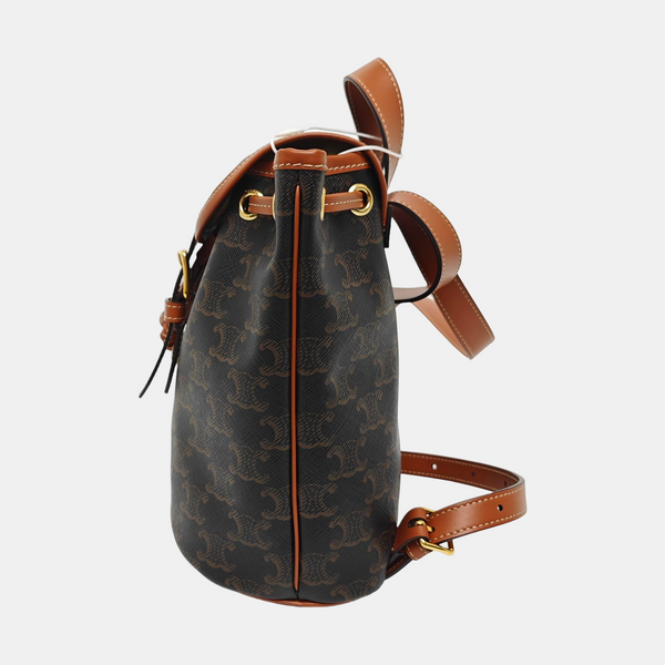TRIOMPHE Mini Coated Canvas Brown