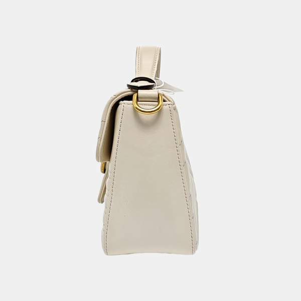 GG Marmont Mini Quilted Calfskin White