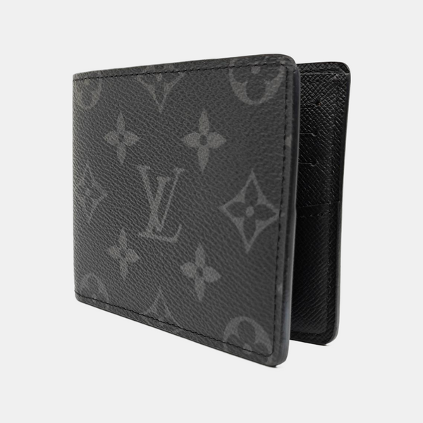 Monogram Coated Canvas Wallet Black