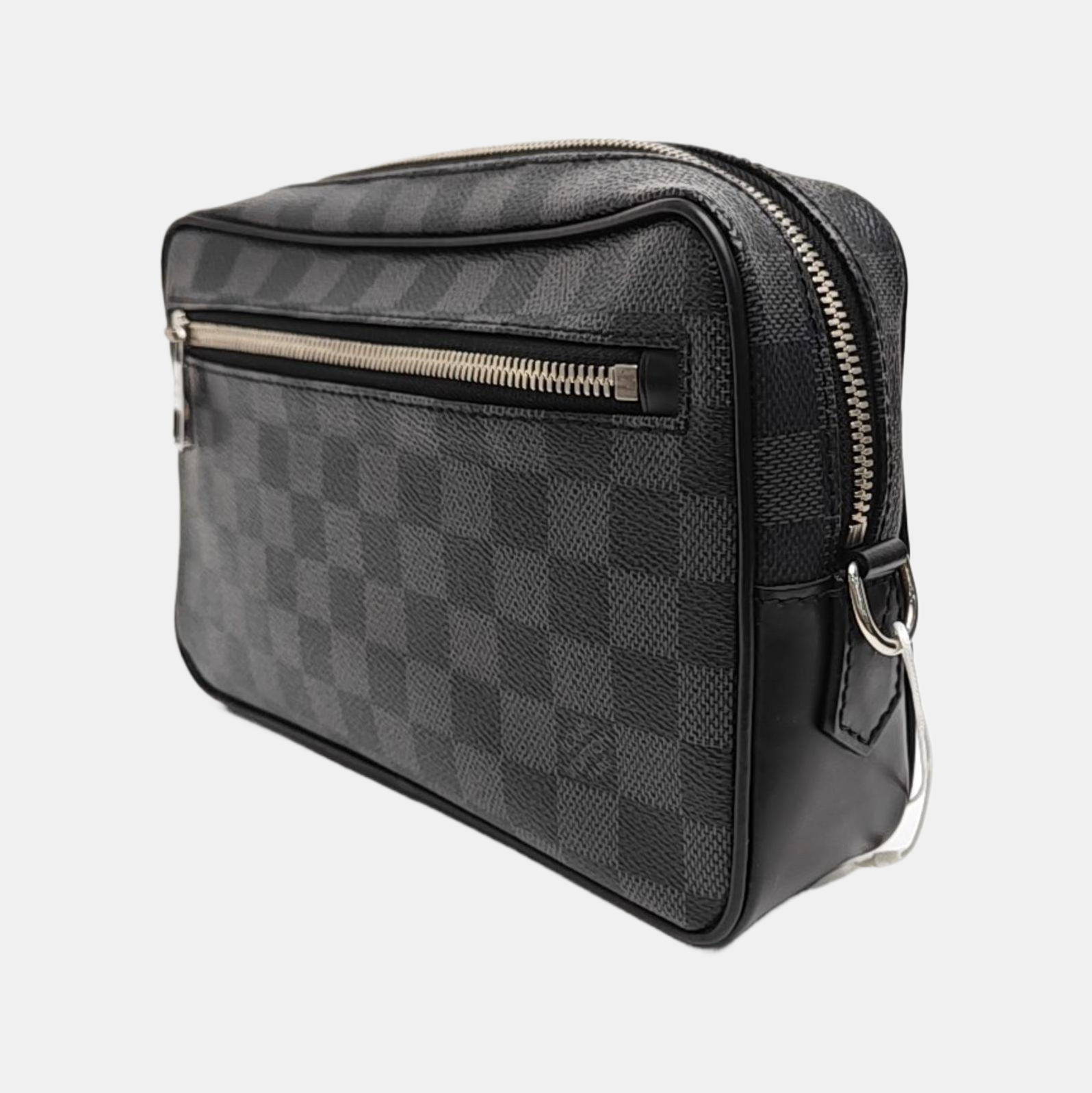 ALPHA Damier Graphite Coated Canvas Gray