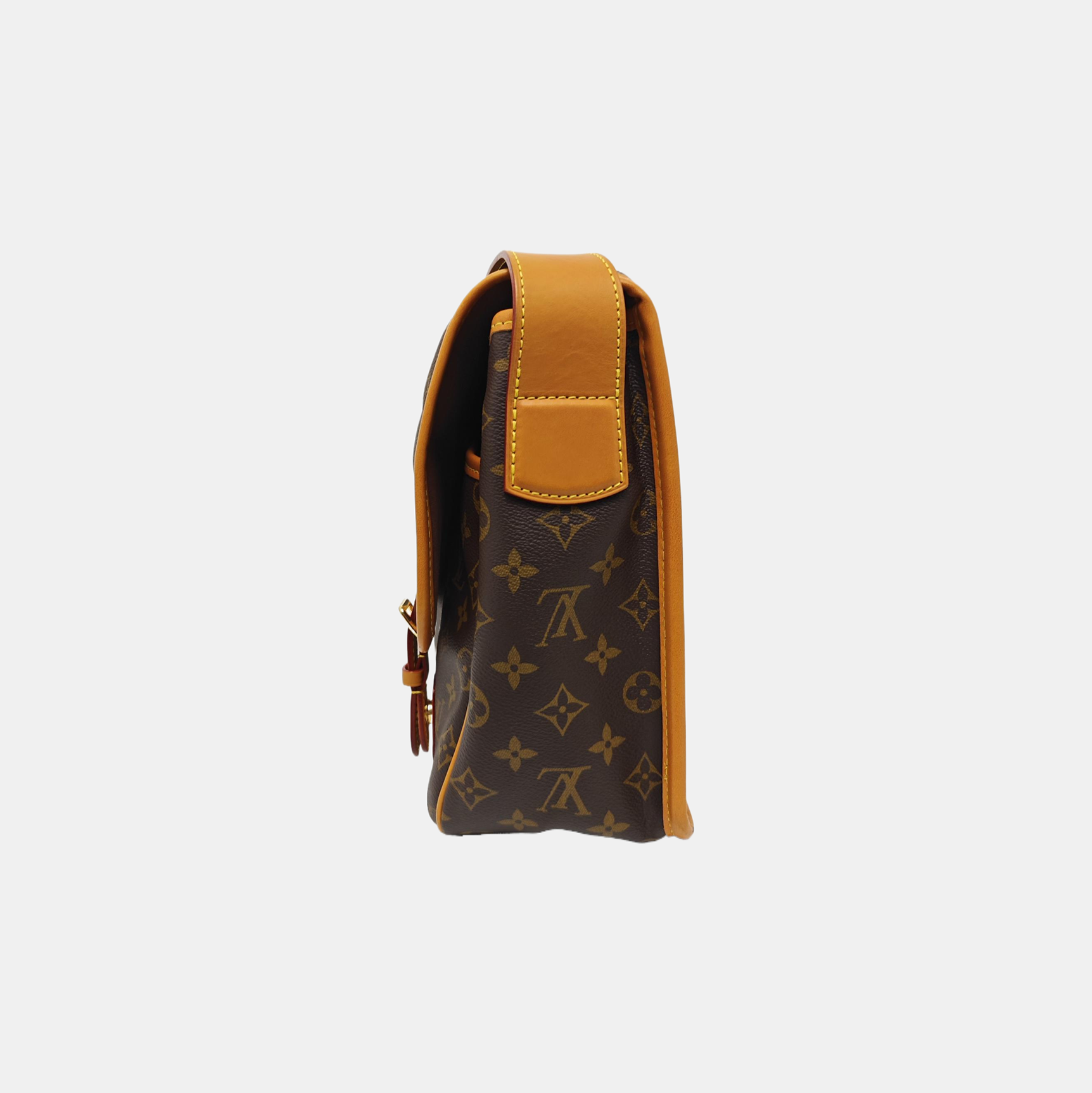 SATCHEL Monogram Coated Canvas Brown
