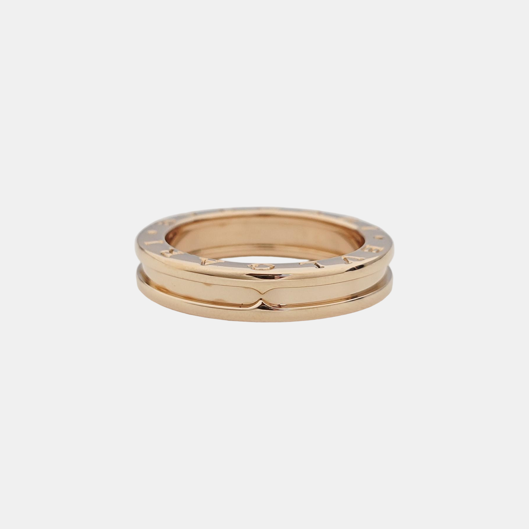 B.ZERO1 18k Rose Gold Ring EU 57