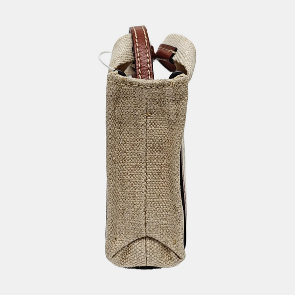 Authenticated pre-owned  Woody Nano Canvas Beige - Tote Bag at Looply
