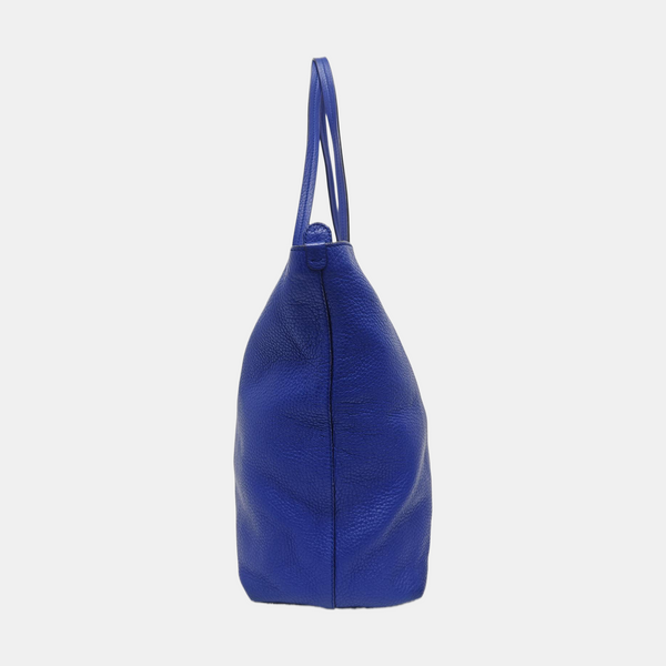 Calfskin Tote Bag Blue