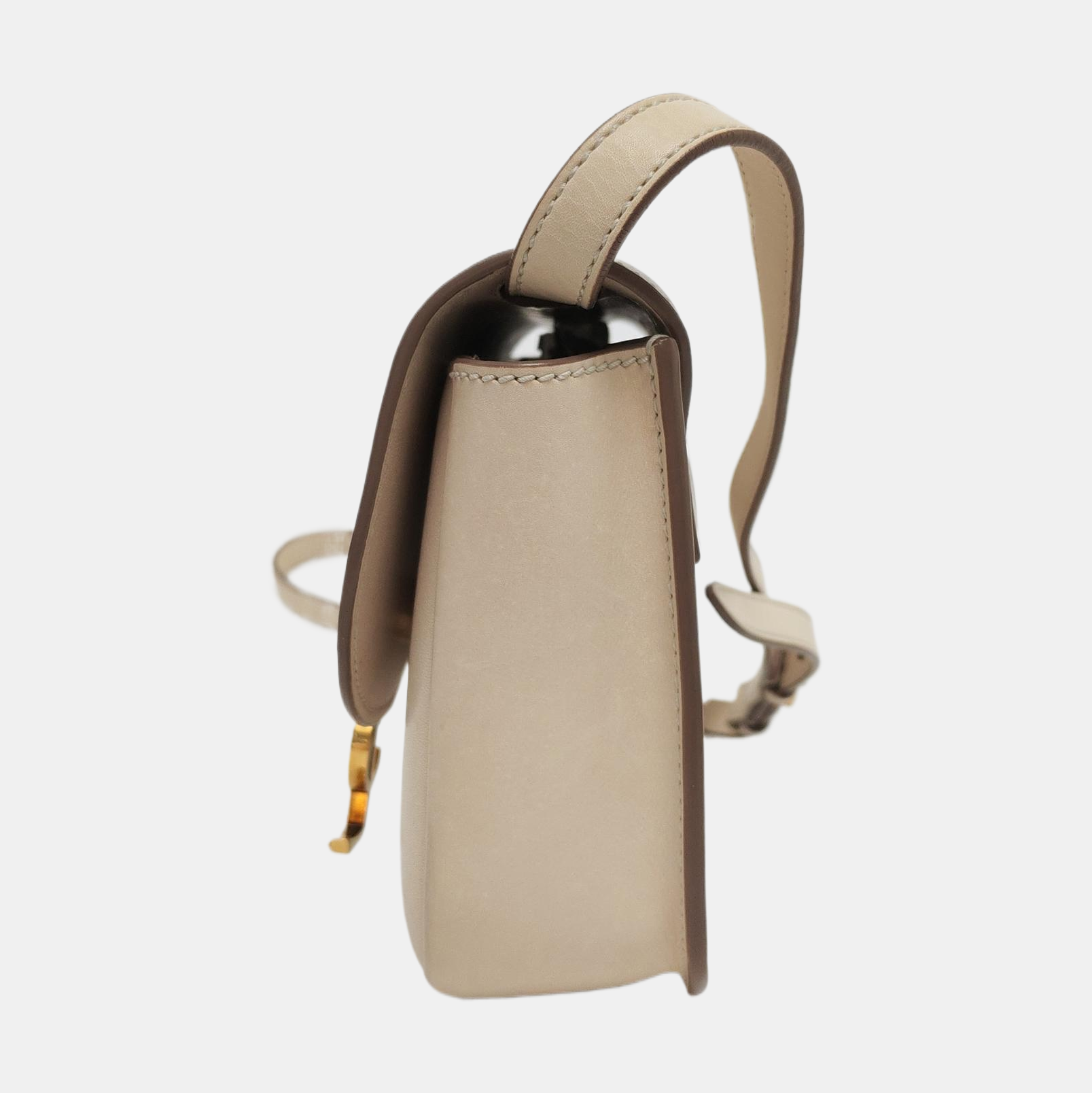 KAIA Small Calfskin White