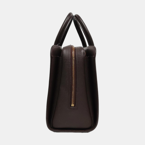 TRIANA Damier Ebene Coated Canvas Brown
