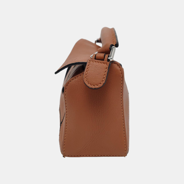 Authenticated pre-owned  Puzzle Mini Calfskin Brown - Crossbody Bag at Looply