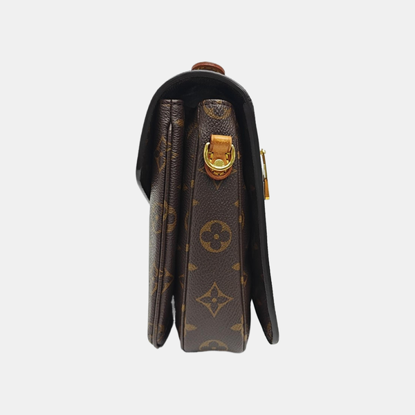 MONCEAU 26 Monogram Coated Canvas Brown