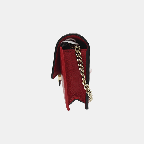 Calfskin Shoulder Bag Red