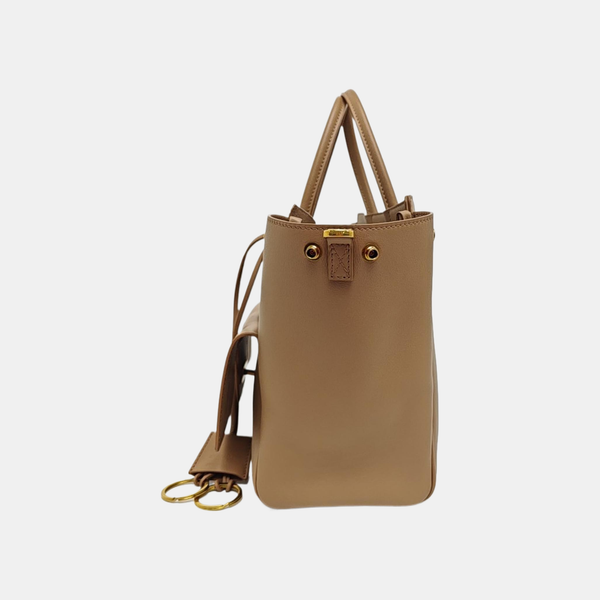 BEL AIR Small Calfskin Beige