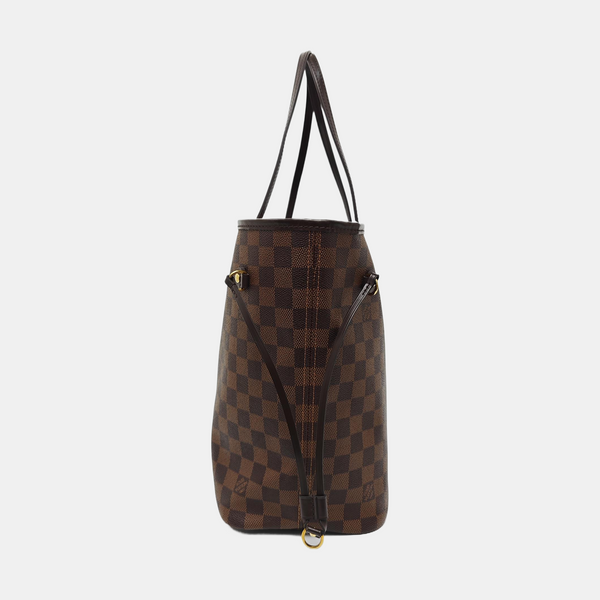 NEVERFULL MM Damier Ebene Coated Canvas Brown