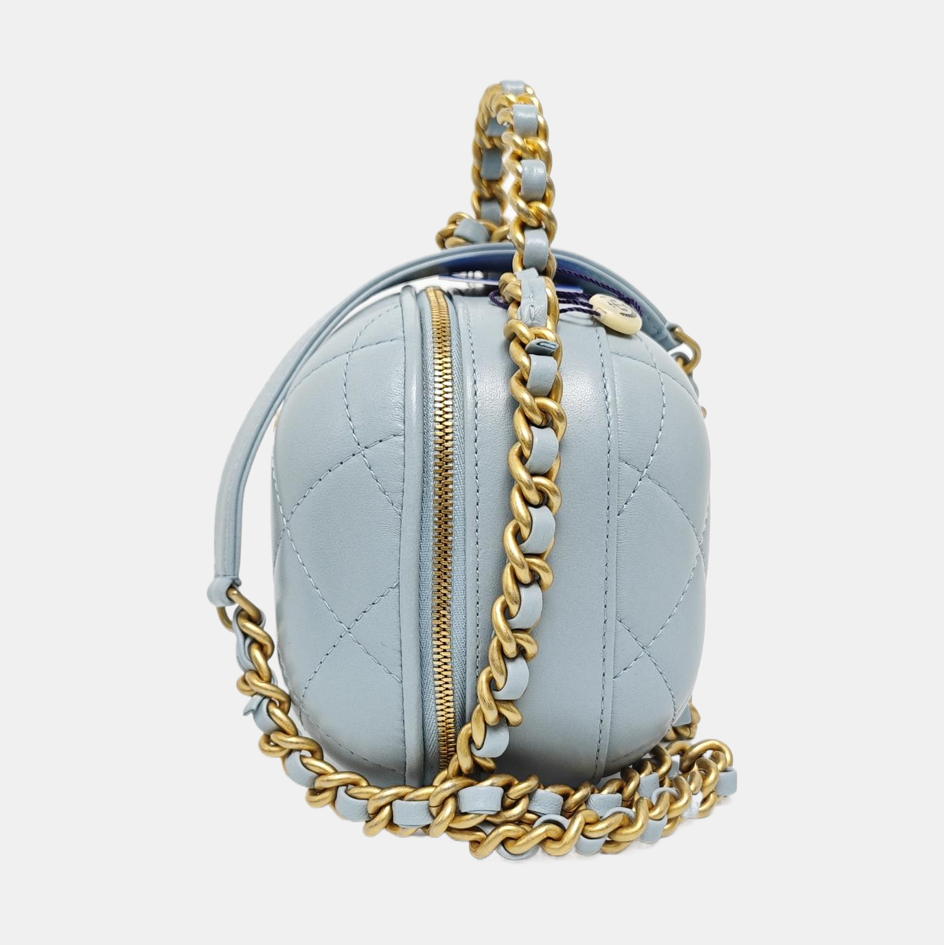 Quilted Lambskin Blue