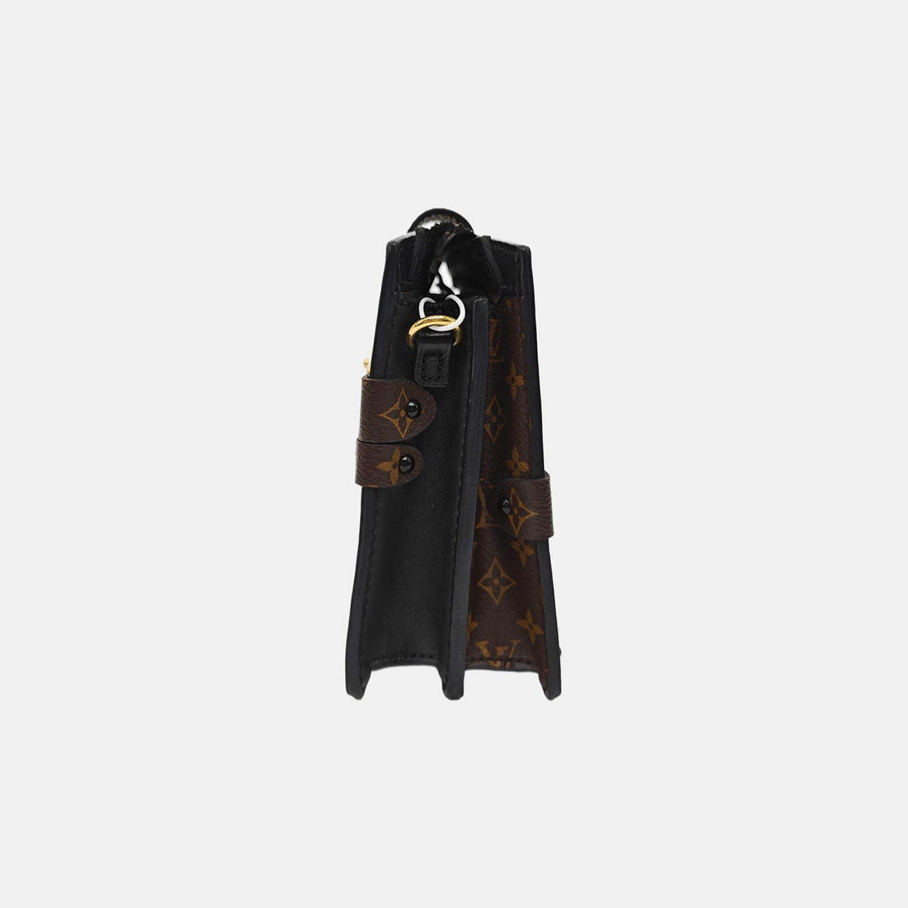 TRUNK Monogram Coated Canvas Brown