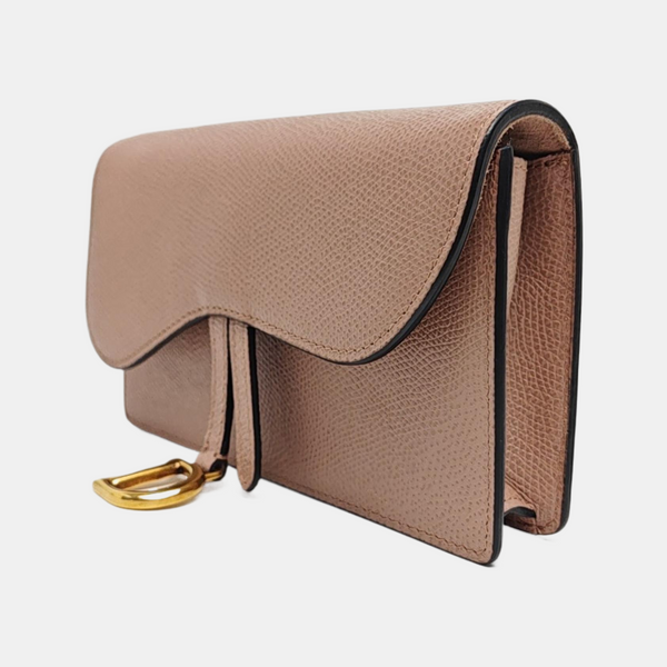 Authenticated pre-owned  Saddle Calfskin Pink - Belt Bag at Looply