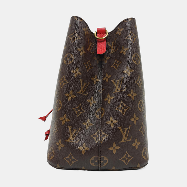 NÉONOÉ MM Monogram Coated Canvas Brown
