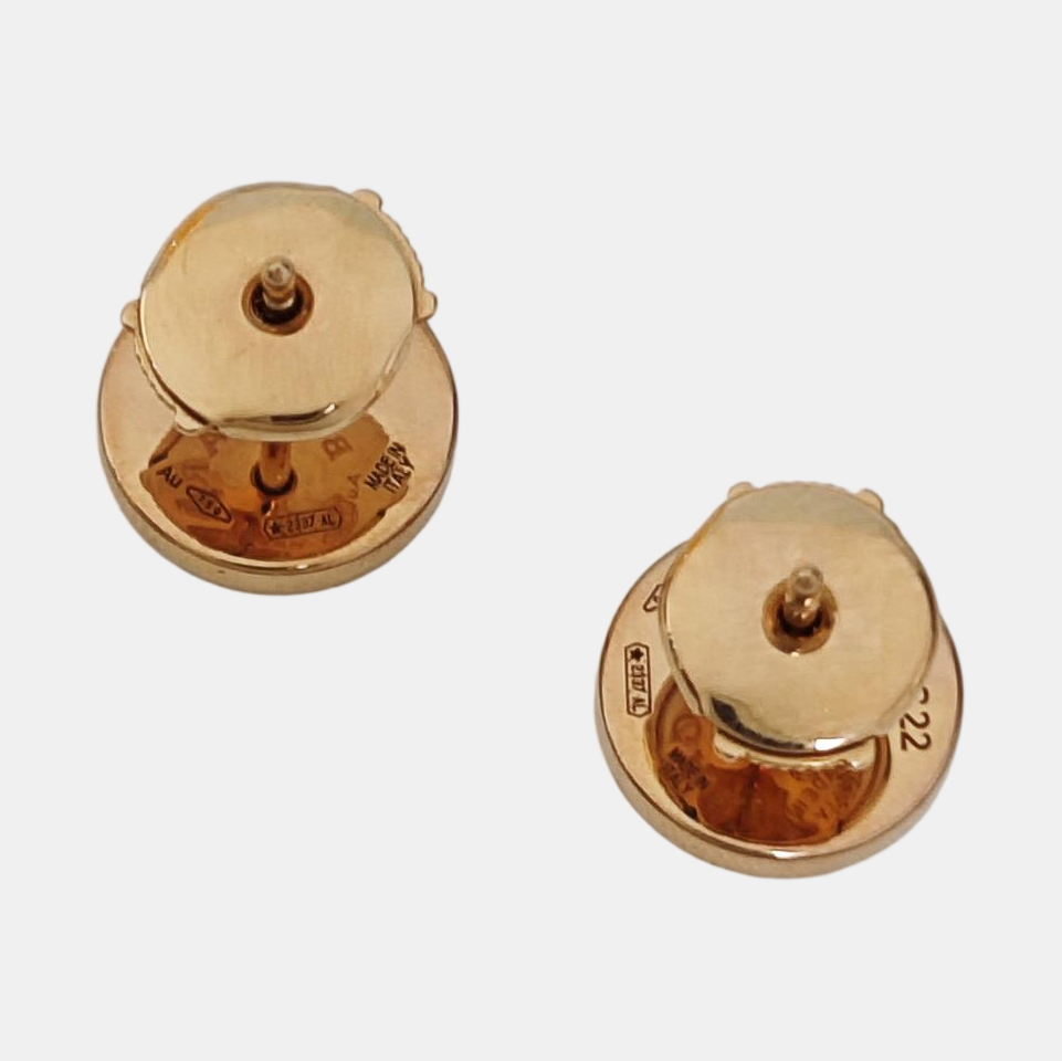 BVLGARI BVLGARI 18k Rose Gold Stud Earrings
