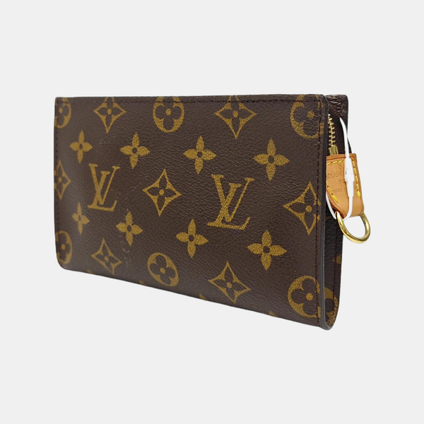BUCKET Monogram Coated Canvas Brown