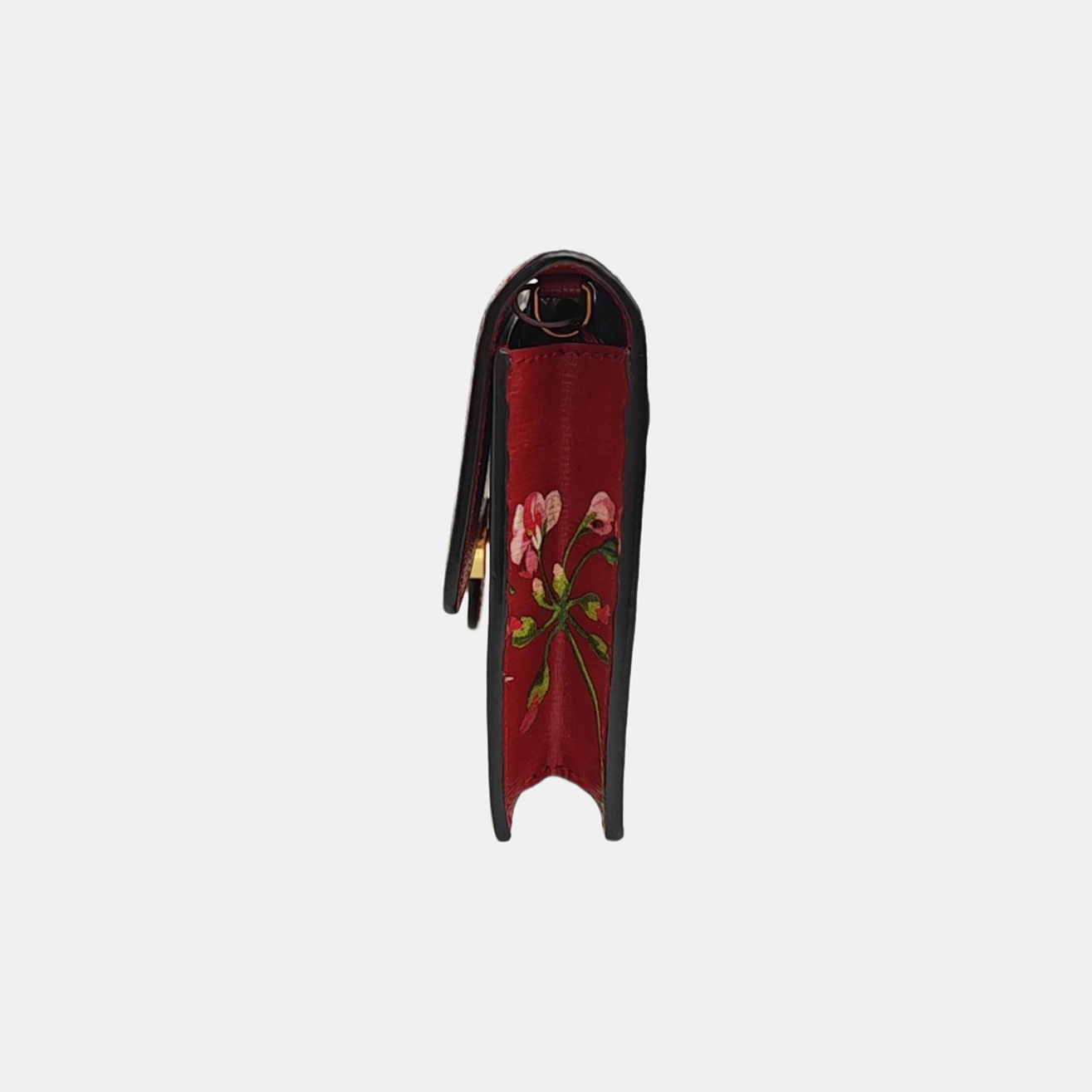 Interlocking G Small Calfskin Red
