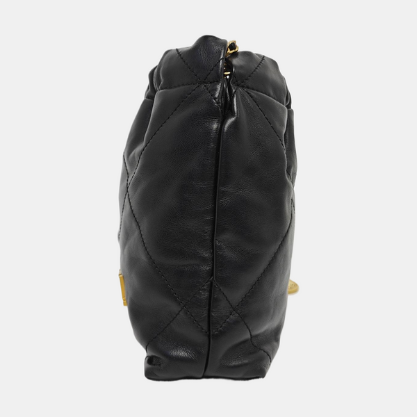 CHANEL 22 Mini Quilted Calfskin Black