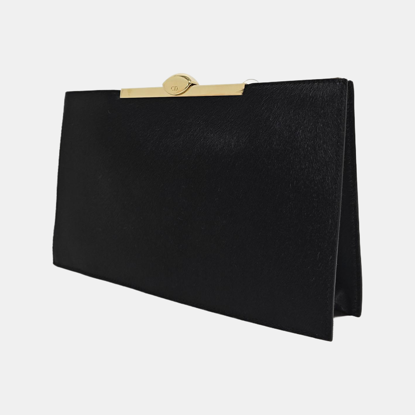 Horsehair Clutch Black