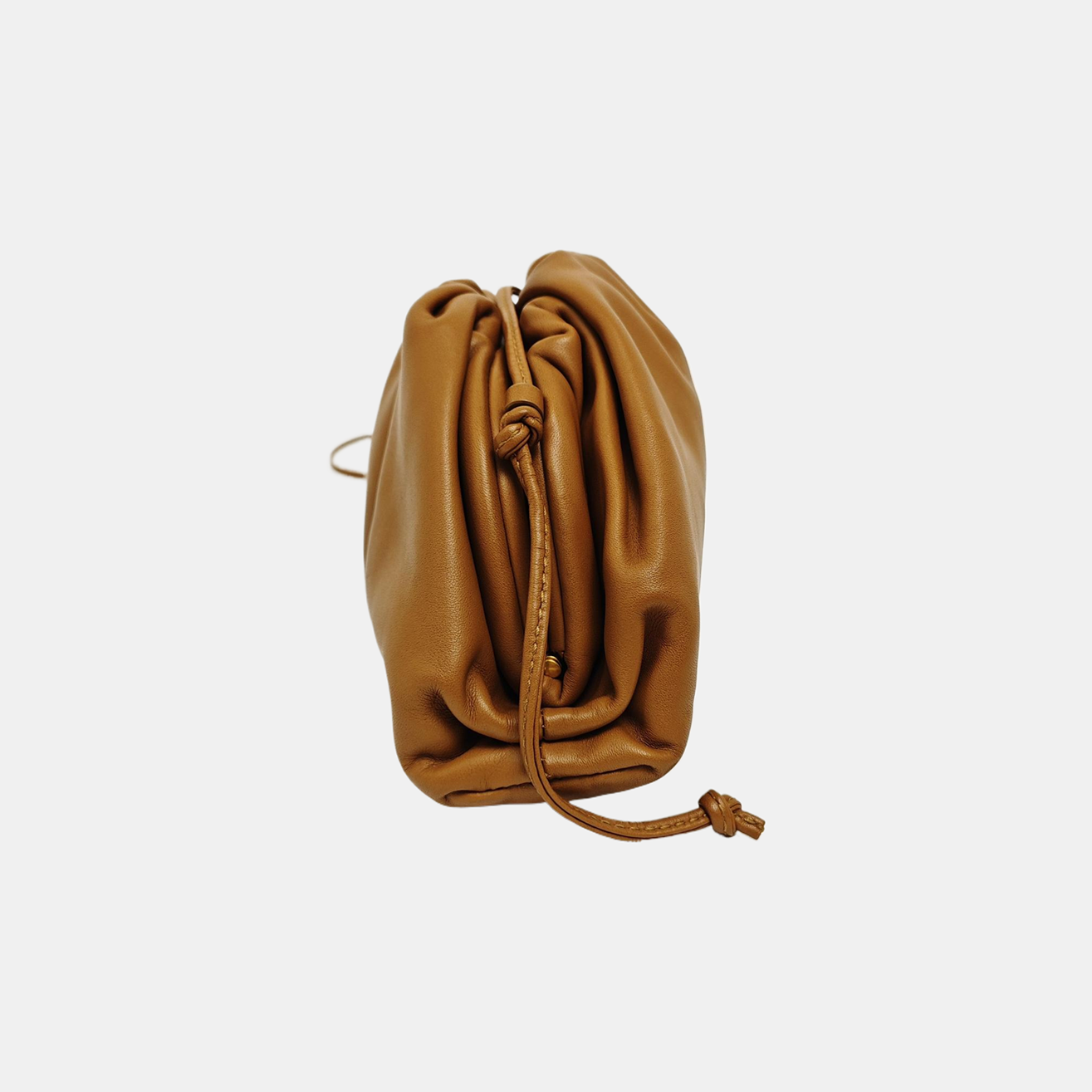 The Pouch Mini Piel de Becerro Marrón