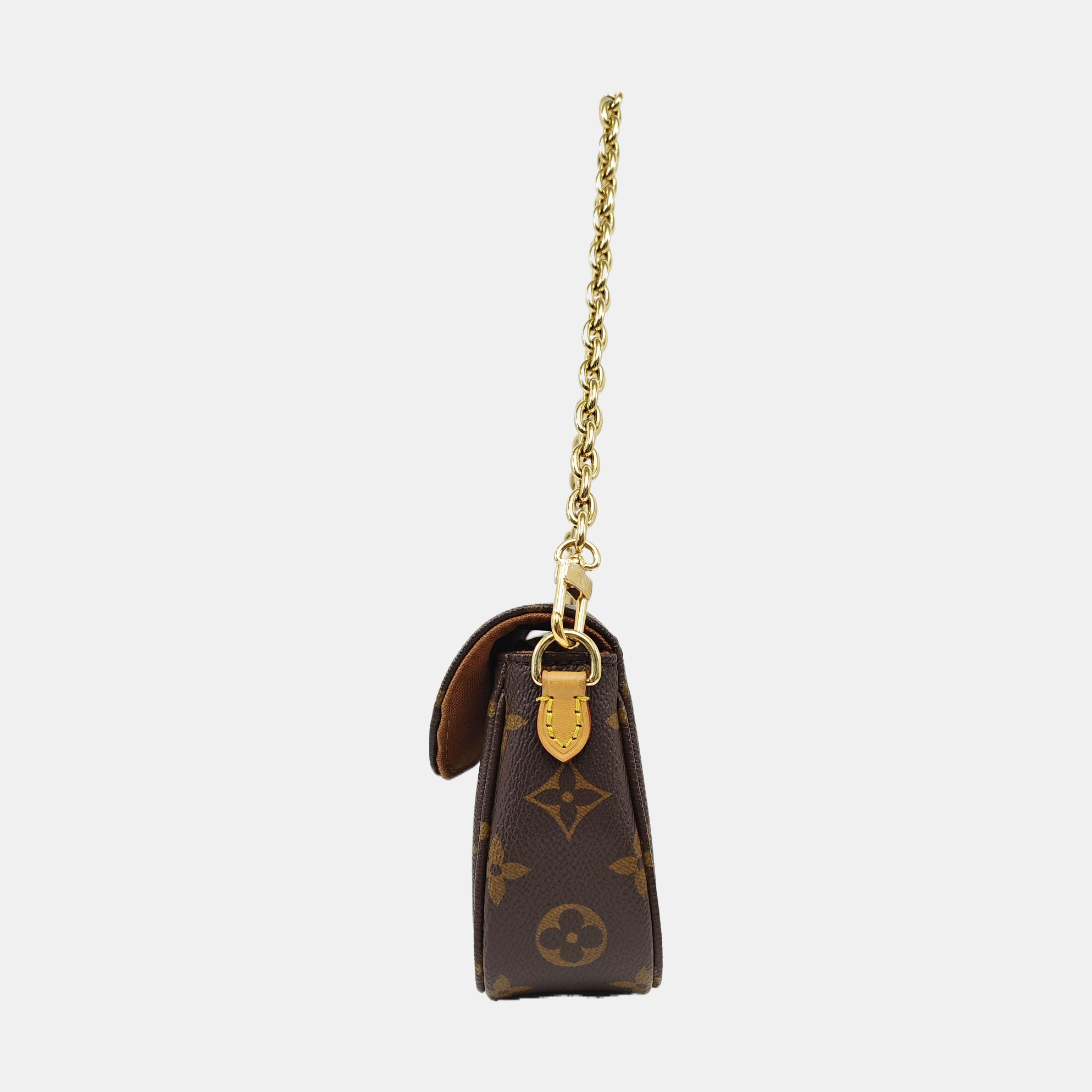 IVY Monogram Coated Canvas Brown