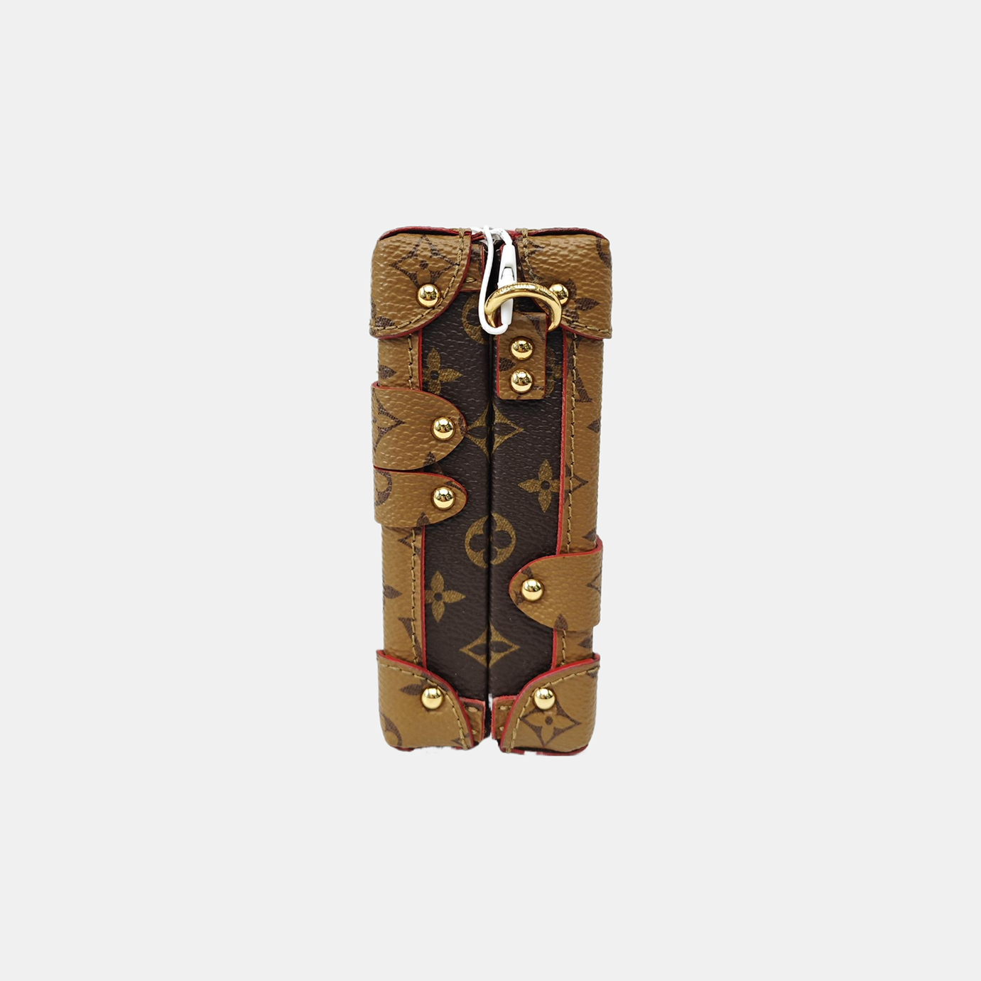 PETITE MALLE Monogram Coated Canvas Brown