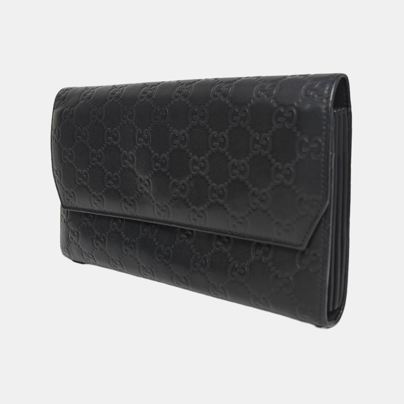 Monogram Calfskin Clutch Black