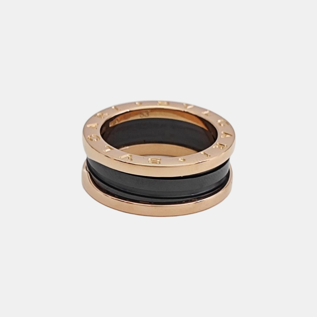 B.ZERO1 18k Rose Gold Ring EU 53