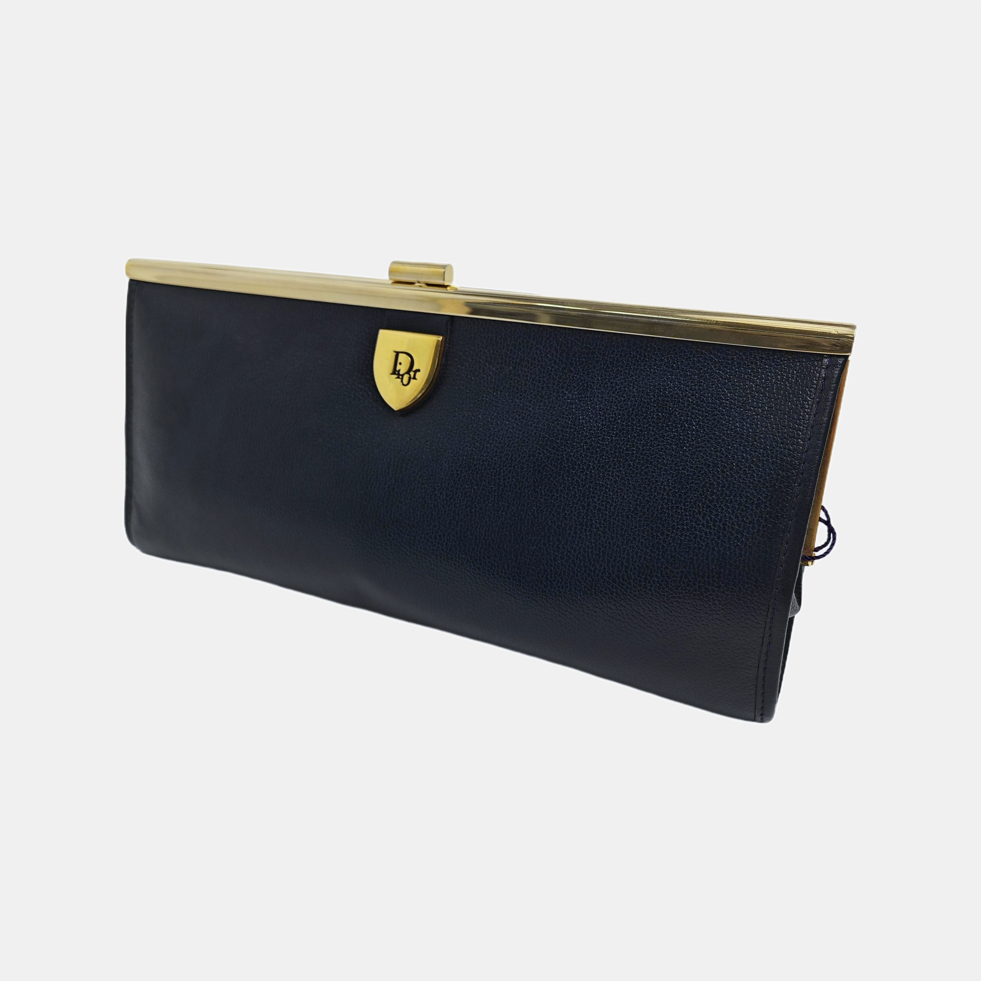 Calfskin Clutch Blue