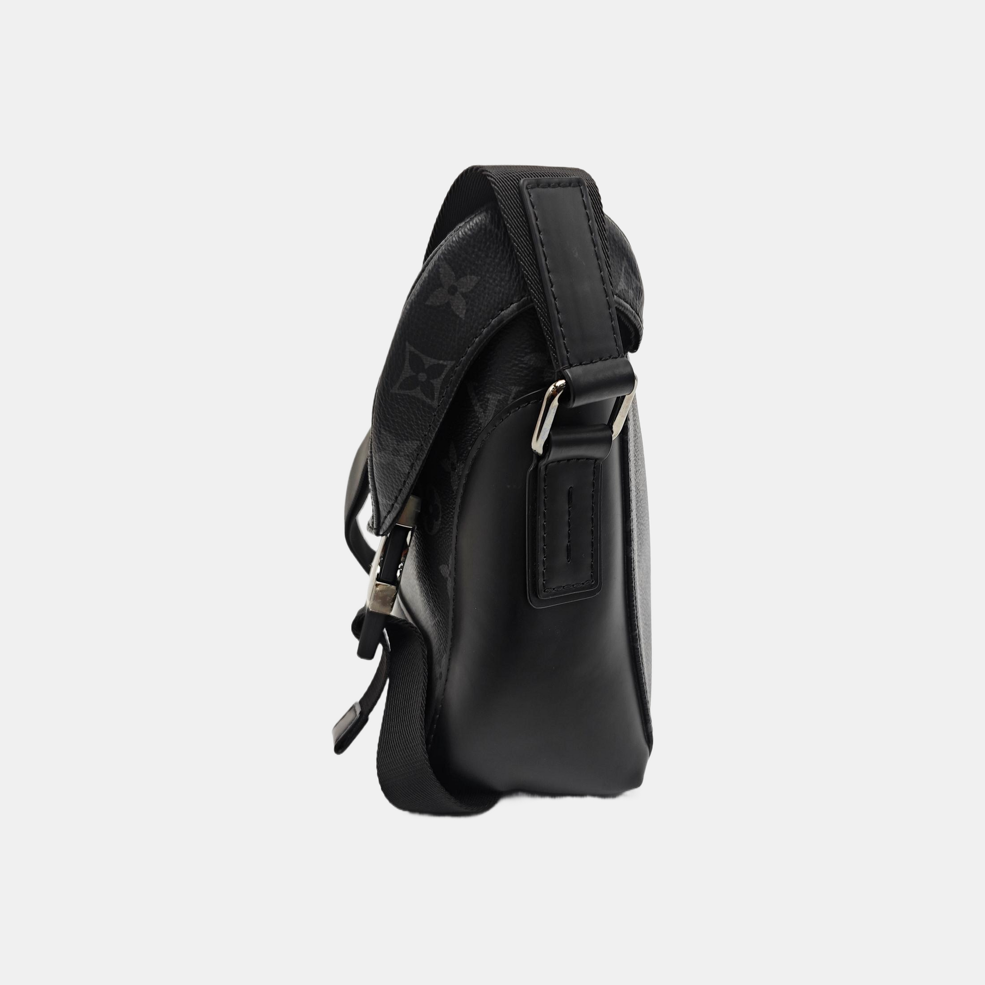 VOYAGER PM Monogram Coated Canvas Black