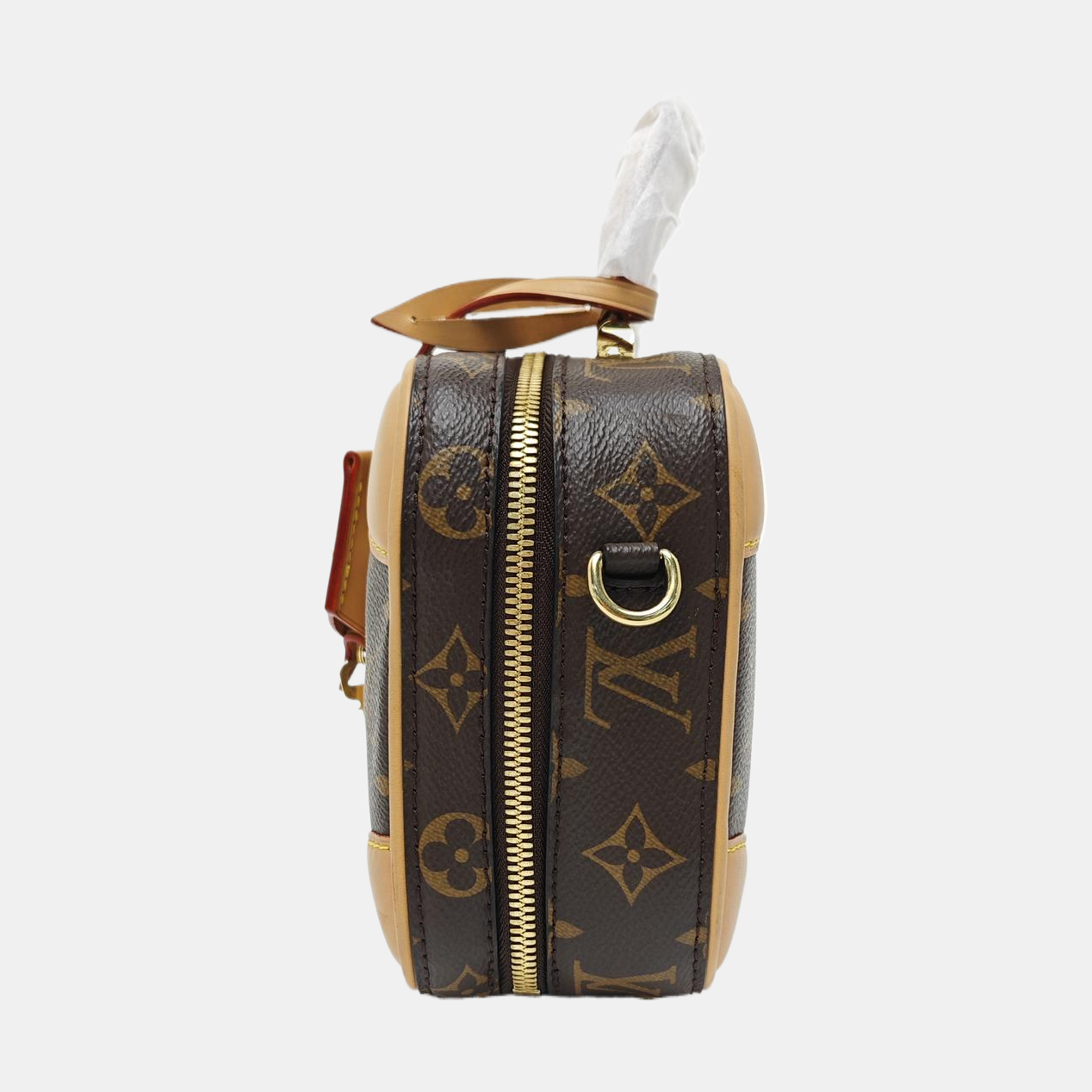 LUGGAGE Monogram Coated Canvas Brown