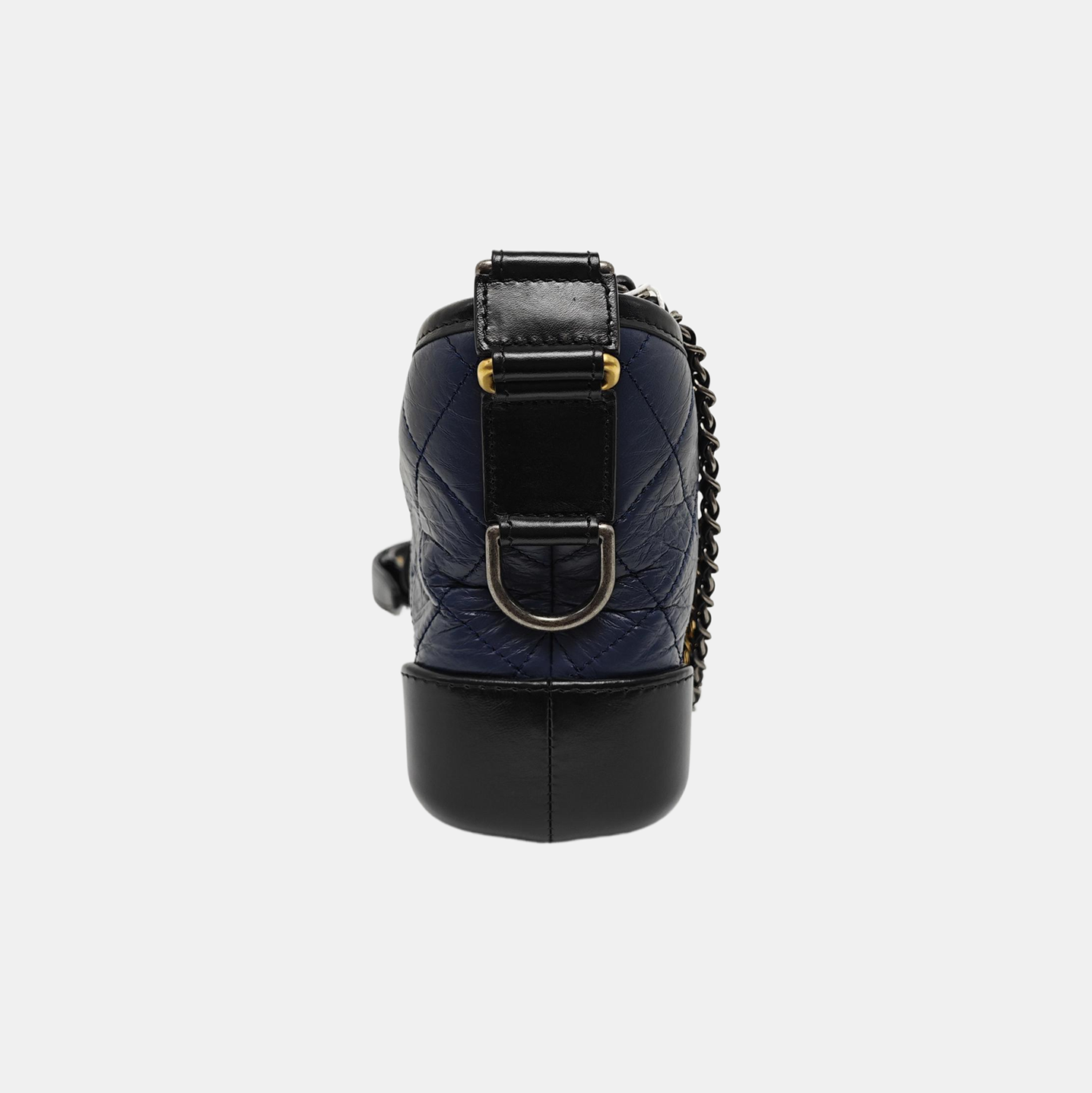 Authenticated pre-owned  GABRIELLE Small Quilted Calfskin Blue - Shoulder Bag at Looply