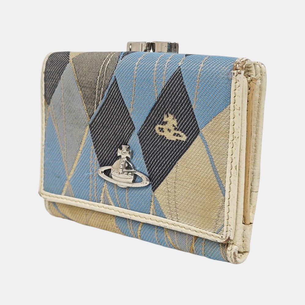 Fabric Wallet Blue