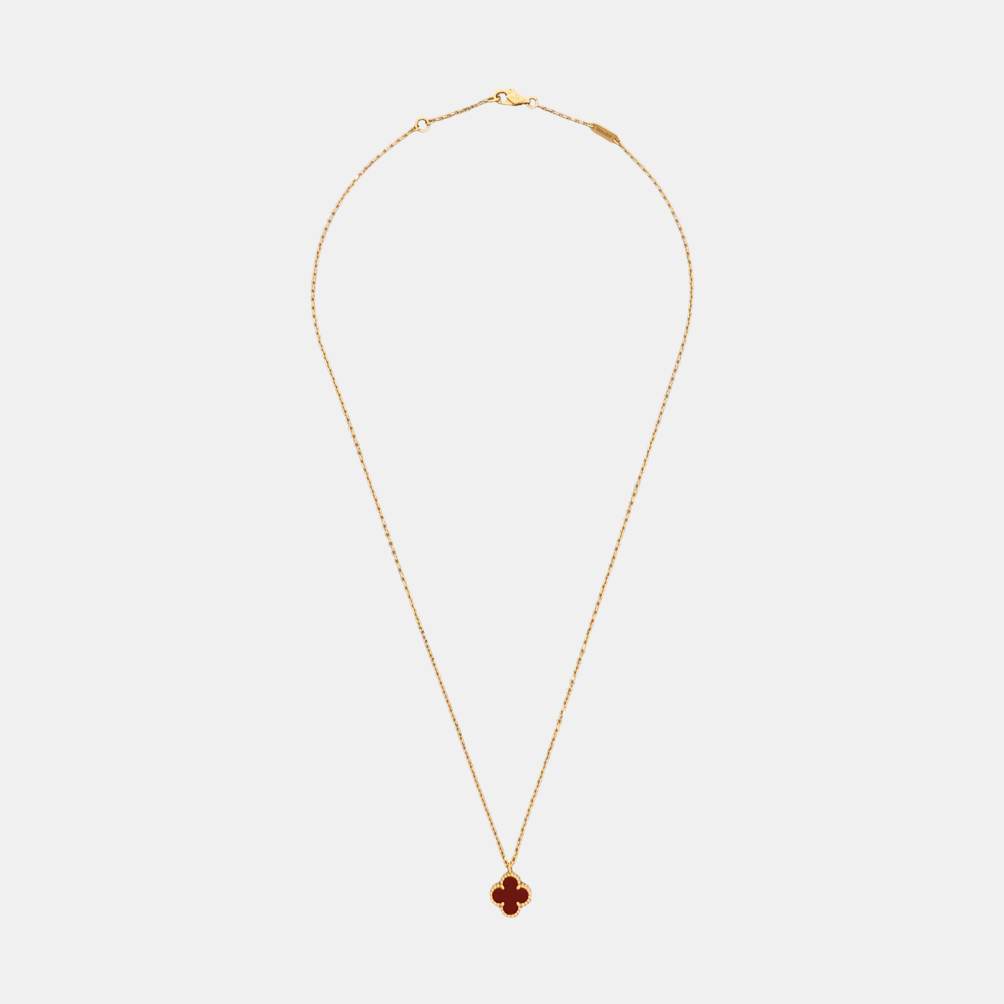 Sweet Alhambra 18k Rose Gold Necklace