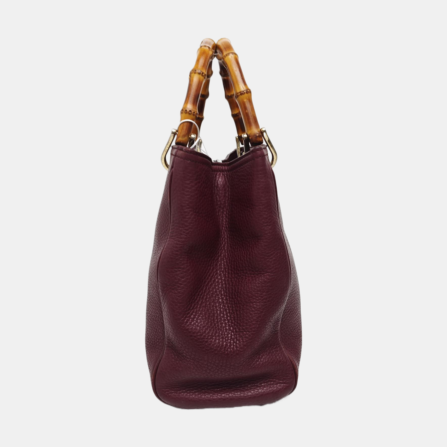 Bamboo 1947 Medium Calfskin Red