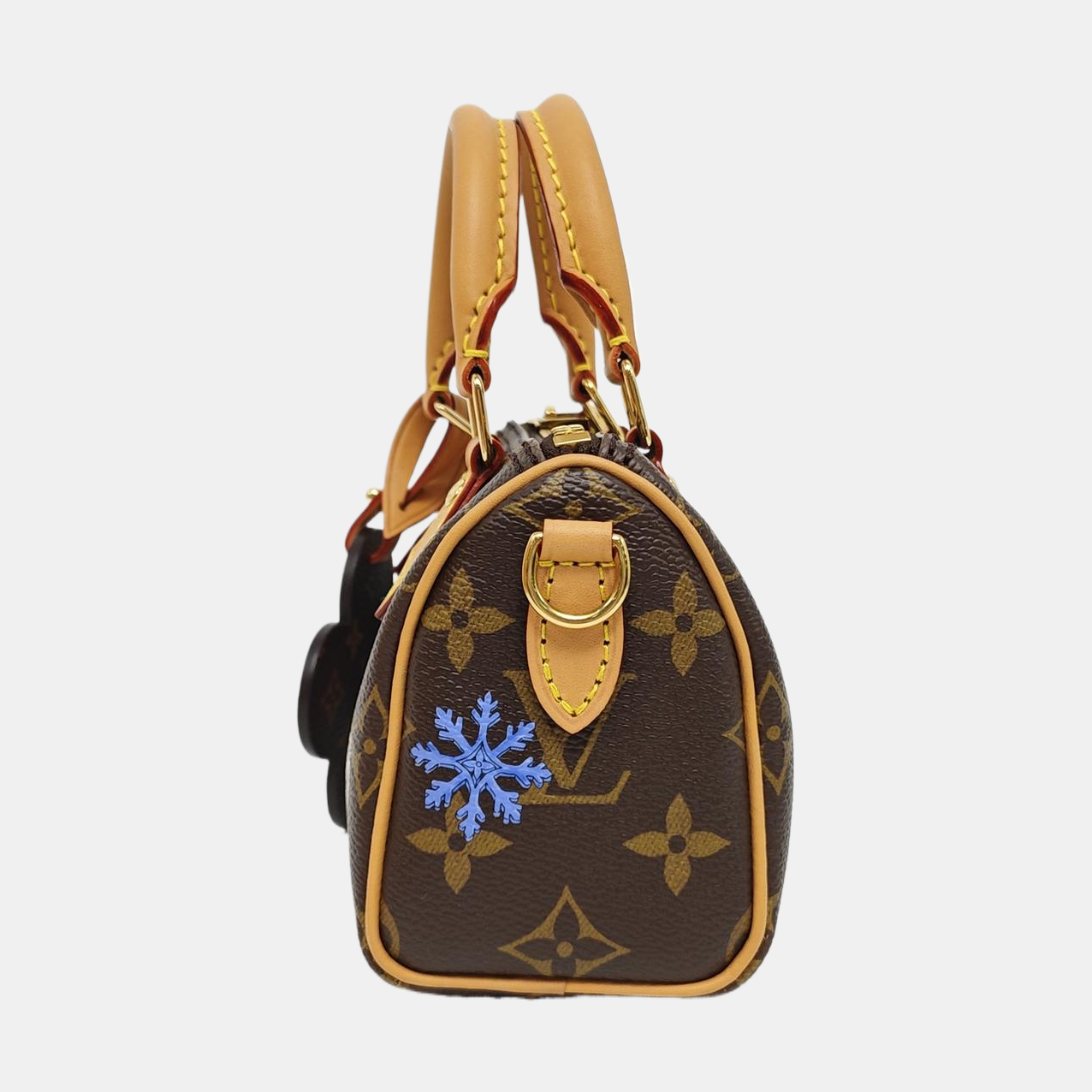 SPEEDY Monogram Coated Canvas Brown