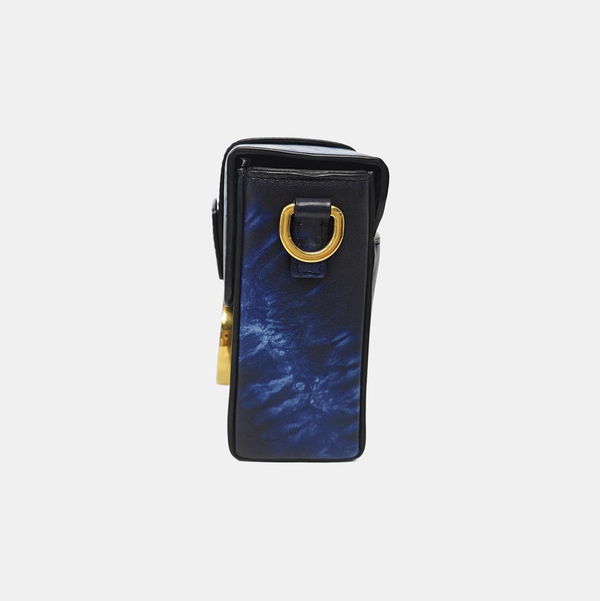 30 Montaigne Mini Calfskin Blue