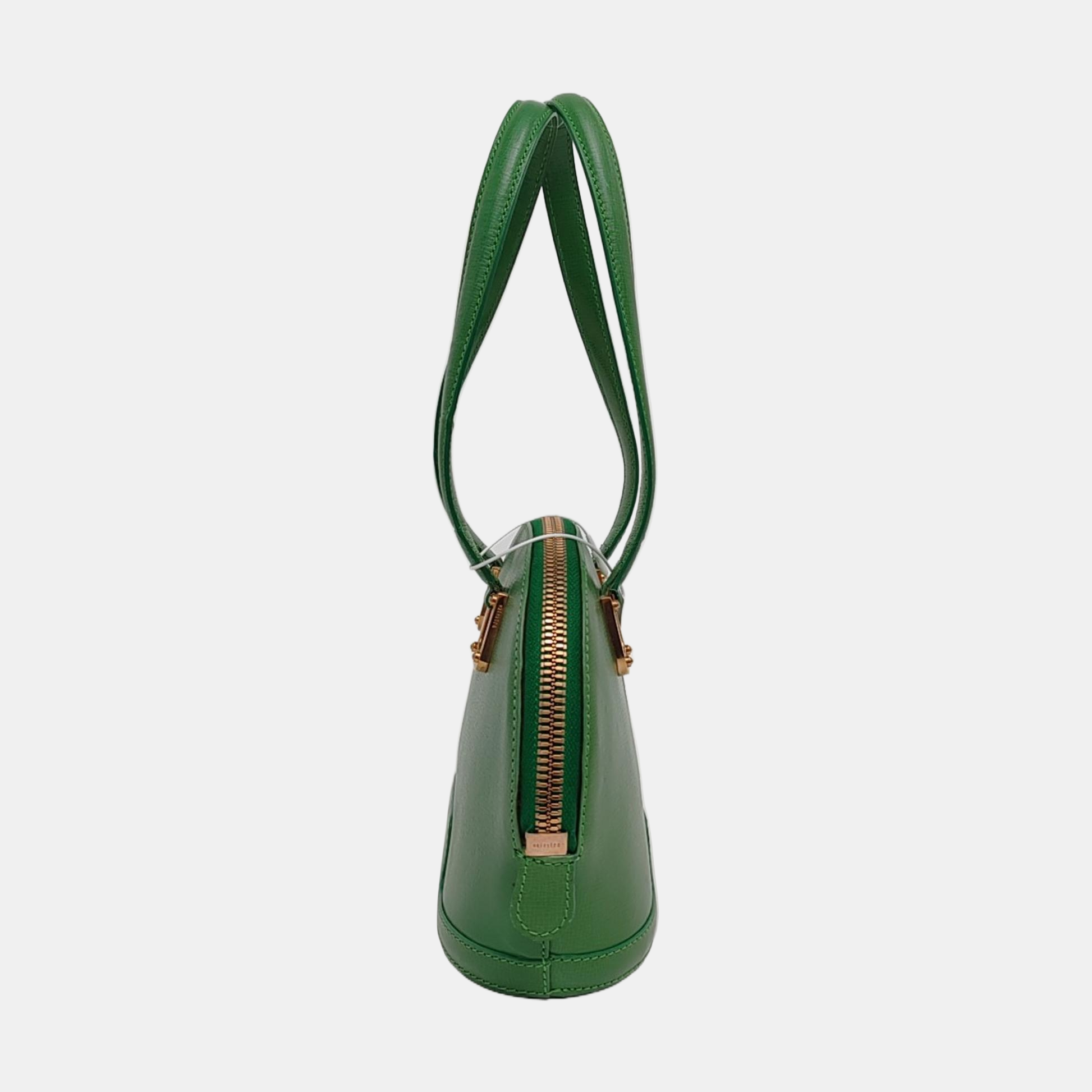 Calfskin Top Handle Bag Green